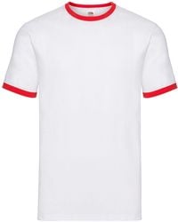 Fruit Of The Loom - Ringer T-Shirt - Lyst