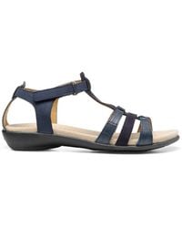 Hotter - Wide Fit 'sol Ii' Gladiator Sandals - Lyst