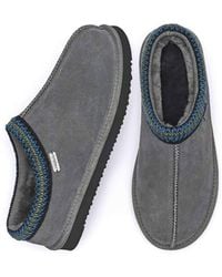 Moshulu - 'Seathorn' Leather Sheepskin Mule Slippers - Lyst