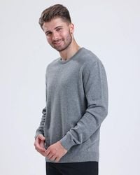 Alse Studio - Premium Quality 100% Cotton Crew Neck Long Sleeve Jumper - Lyst