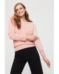 Dorothy Perkins - Pink Diamond Cash Cable Jumper - Lyst