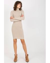 Love Lace - Slim Fit Knitted Long Sleeve Jumper Dress - Lyst