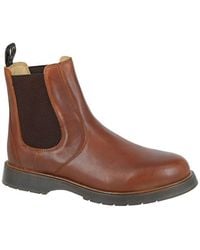 Grafters - Leather Chelsea Boots - Lyst
