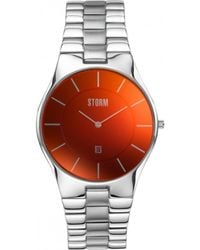 Storm - Slim-x Xl Lazer Red Stainless Steel Fashion Analogue Watch - 47159/r - Lyst