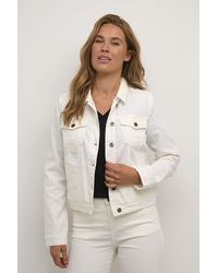 Kaffe - Zelina Denim Jacket - Lyst