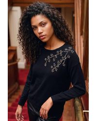 Roman - Petite Faux Pearl Knit Jumper - Lyst