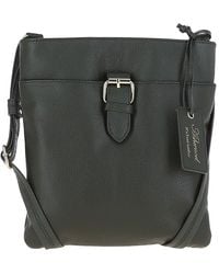 Ashwood Leather - "sb Buckle" Zip Top Real Leather Cross Body Bag - Lyst