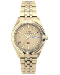 Timex - Waterbury Boyfriend Stainless Steel Classic Quartz Watch Tw2u78500 - Lyst
