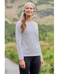 Mountain Warehouse - 'St Ives' Long Sleeve Lightweight Breathable Crew Neck Cotton Top - Lyst