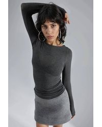 Busem - Slim Fit Boat Neck Blouse - Lyst