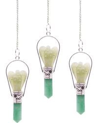 KDMD - Angel Pendulum With Ring- Adventurine - Lyst