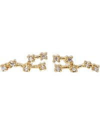 Harfi - Taurus Star Sign Constellation Astrology Tiny Earrings - Lyst