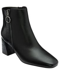 Lotus - Croc-Print 'Michaela' Heeled Ankle Boots - Lyst
