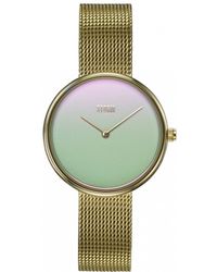 Storm - Gold Plated Stainless Steel Fashion Analogue Watch - 47480/gd/ice - Lyst