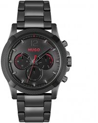 HUGO - Impress For Him Stainless Steel Fashion Analogue Watch - 1530296 - Lyst