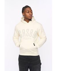 Crosshatch - Hallfell Overhead Hoodie With Bold Chest Branding - Lyst
