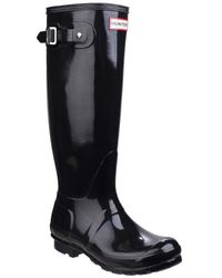 HUNTER - 'original Tall Gloss' Wellington Boots - Lyst