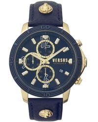 Versus - Gold Plated Stainless Steel Fashion Analogue Watch - Vsphj0220 - Lyst