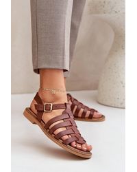 Love Lace - Summer Sandals With 1.5Cm Heel & Buckle - Lyst
