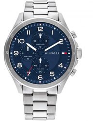 Tommy Hilfiger - Axel Stainless Steel Classic Analogue Watch - 1792007 - Lyst