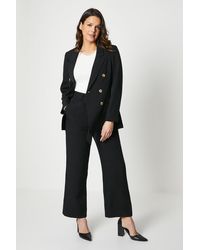 PRINCIPLES - Petite Belted Wide Leg Trouser - Lyst