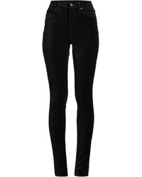 Lands' End - Plus Slim Leg Velvet Jeans, High Waisted - Lyst