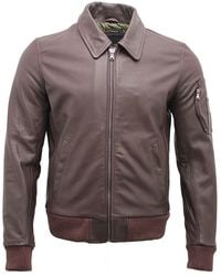 Infinity Leather - Cowhide Airline Leather A2 Us Airforce Bomber Jacket - Lyst