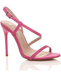 AJVANI - High Heel Party Barely There Sandals - Lyst