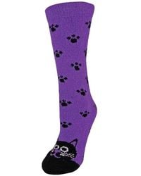 Sock Snob - 1 Pack Fluffy Animal Pattern Slipper Socks With Grips - Lyst