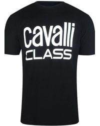 Roberto Cavalli - Short Sleeve Crew T-Shirt - Lyst