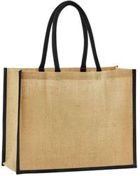Westford Mill - Classic Starched Jute Tote Bag - Lyst