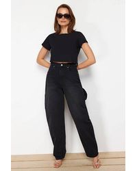 WOVCOR - High Waist Loose Baggy Carpenter Jeans - Lyst
