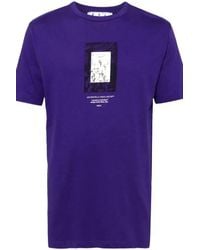 Off-White c/o Virgil Abloh - Short Sleeve Crew Neck Slim Fit T-Shirt - Lyst