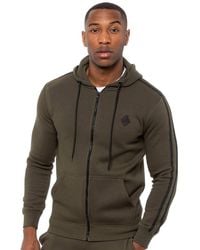 Enzo - Zip Up Tape Hoodie - Lyst