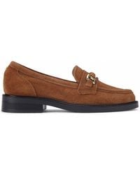 Carvela Kurt Geiger - 'Noto Loafer' Suede Flats - Lyst