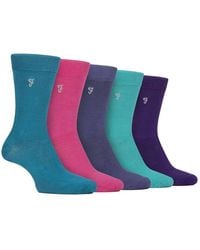 Farah - 5 Pack Bamboo Soft Breathable Socks - Lyst