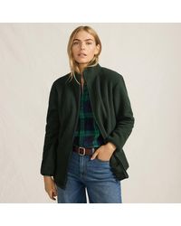 Lands' End - Sherpa Fleece Full Zip Jacket - Lyst