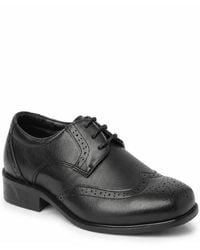 Spot on - Classic Brogue Lace Up Formal Shoes - Lyst