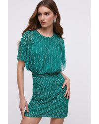 Coast - Hand Embellished Sequin And Beaded Top - Lyst