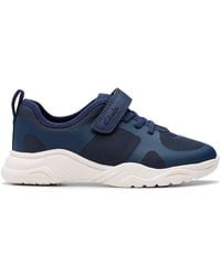 Clarks - Feather Ath Kid Trainers, Riptape - Lyst