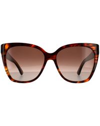 Moschino - Square Havana Yellow Brown Gradient Sunglasses - Lyst
