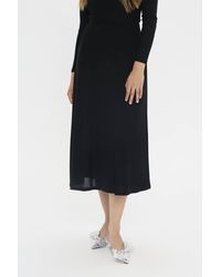 Saint Tropez - Noriasz Shimmer Midi Skirt - Lyst