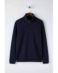 WOVCOR - Half Zip Fleece Sweatshirt - Lyst