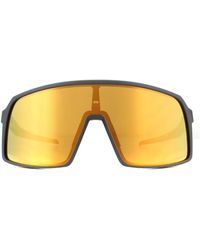 Oakley - Shield Matte Carbon Prizm 24k Sunglasses - Lyst