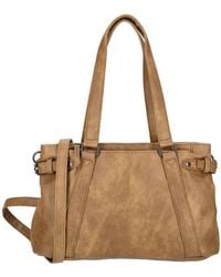 Enrico Benetti - Emma Two Handle Faux Leather Shoulderbag - Lyst