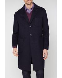 Jeff Banks - Raw Single Breasted Overcoat - Lyst