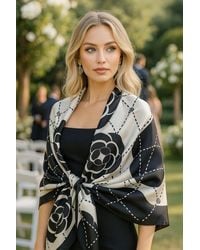 Lemon Daisy Accessories - Cassie Wedding Guest Summer Scarf Shawl - Lyst