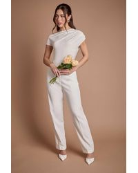 Coast - Pleat Front Straight Leg Formal Bridal Trouser - Lyst