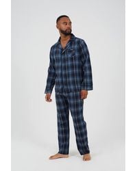 Brave Soul - Checked Long Sleeve Pyjama Set - Lyst
