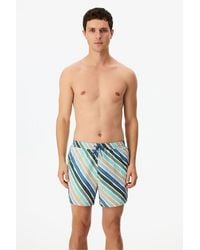 Penti - Cros Line Striped Swim Shorts - Lyst